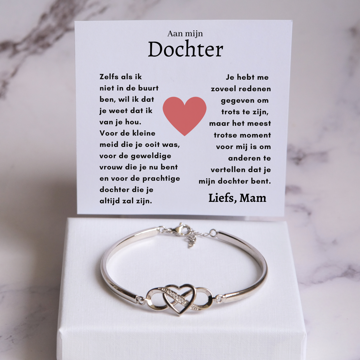 Aan mijn Dochter - Armband Infinity