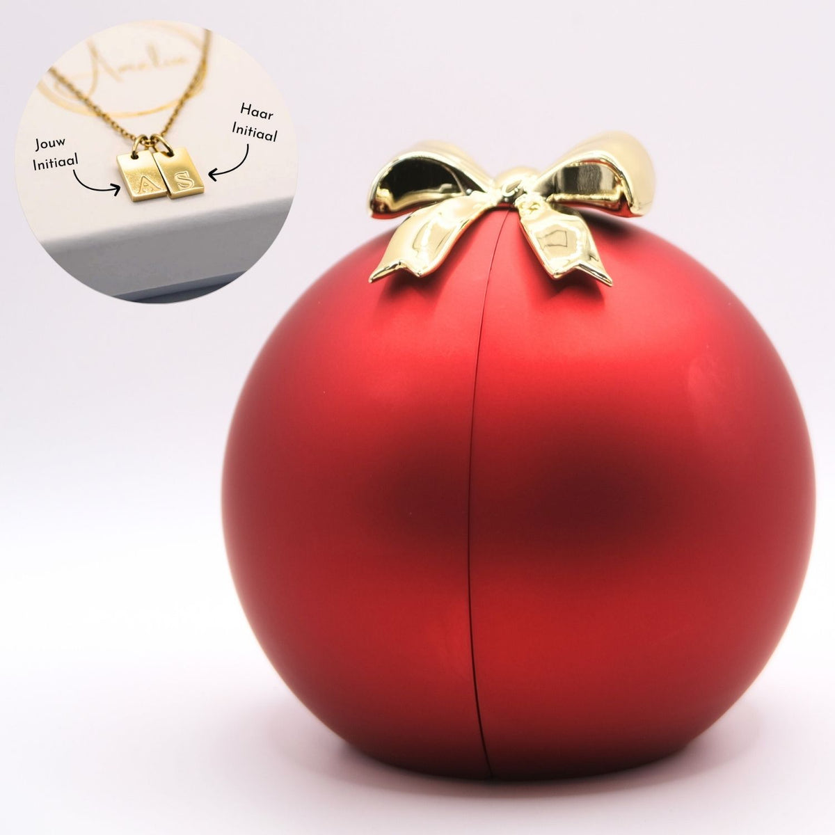 Amelia Rose giftball - Initialen-ketting