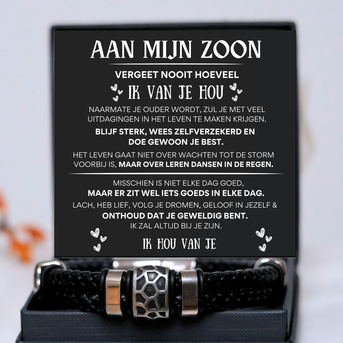 Aan Mijn zoon Armband