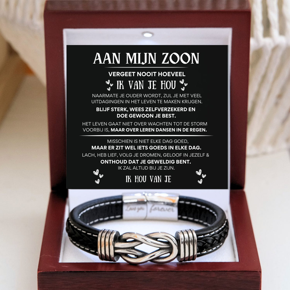 Mijn zoon Armband Infinity NEW