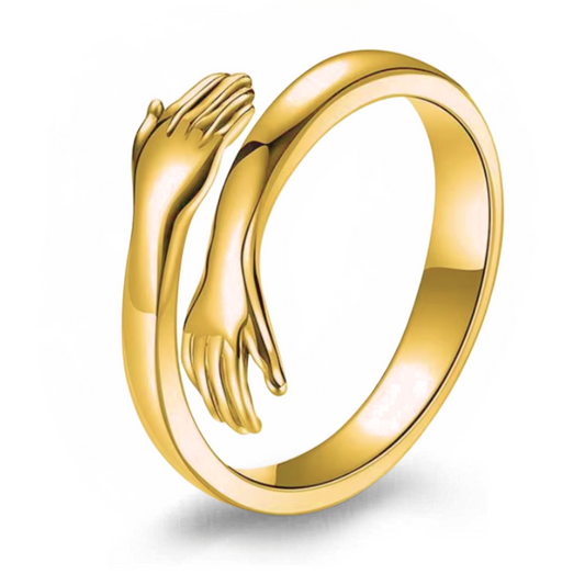 Goude knuffel ring