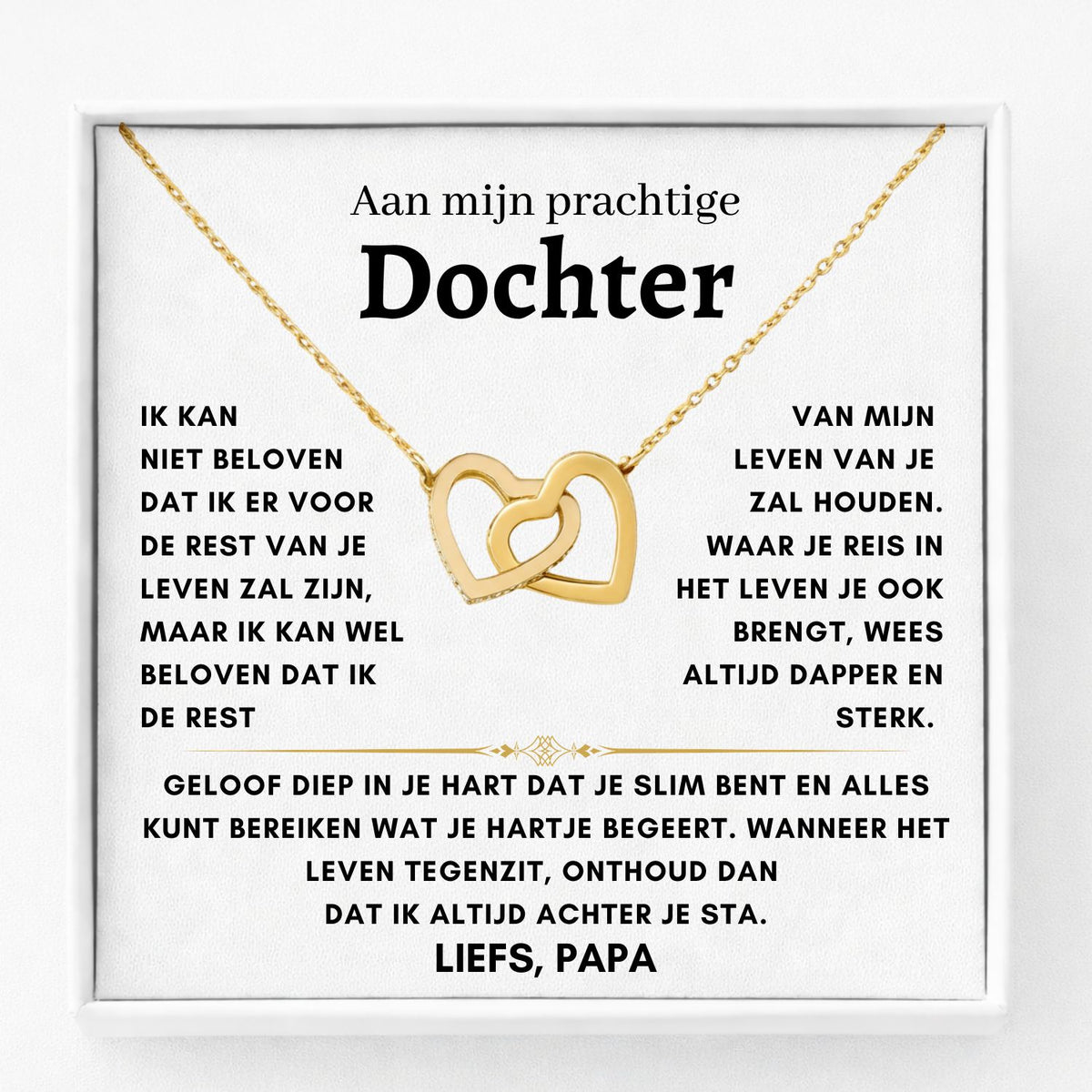 Aan Mijn Dochter – Harten Ketting van Papa