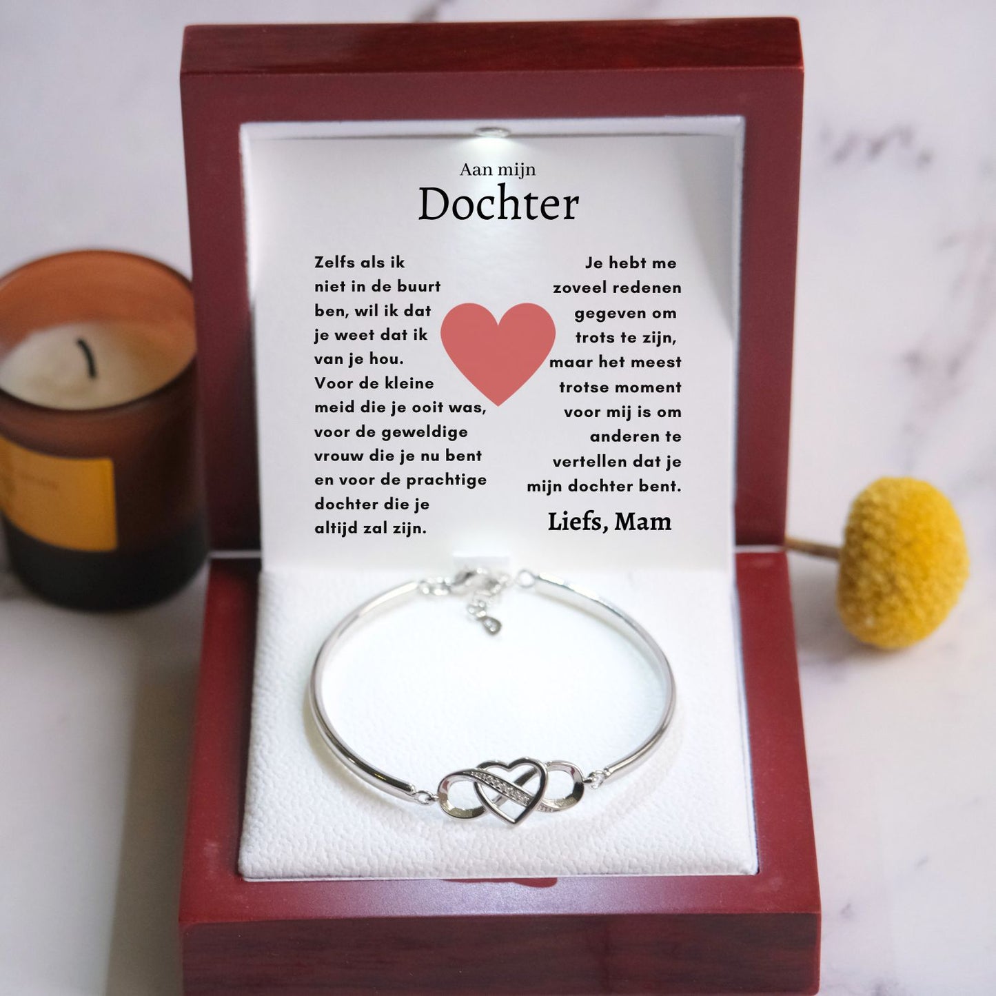 Aan mijn Dochter - Armband Infinity