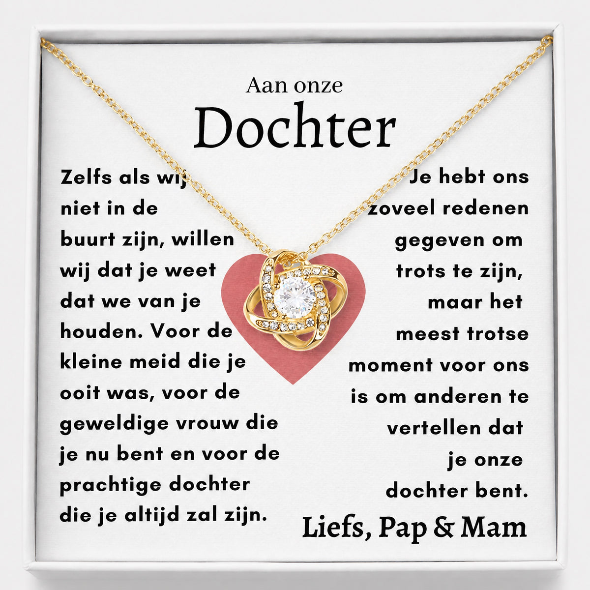 Voor de kleine meid die je ooit was - Liefs, Mam & Pap