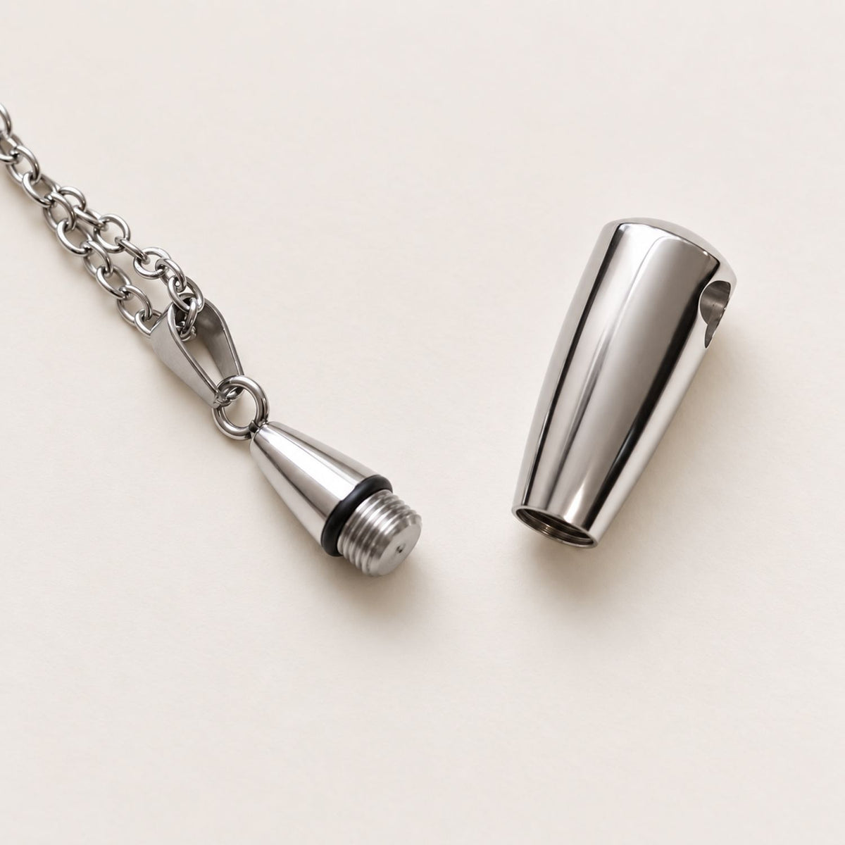 Urn Ketting met Hartje – Zilver | Gedenksieraad