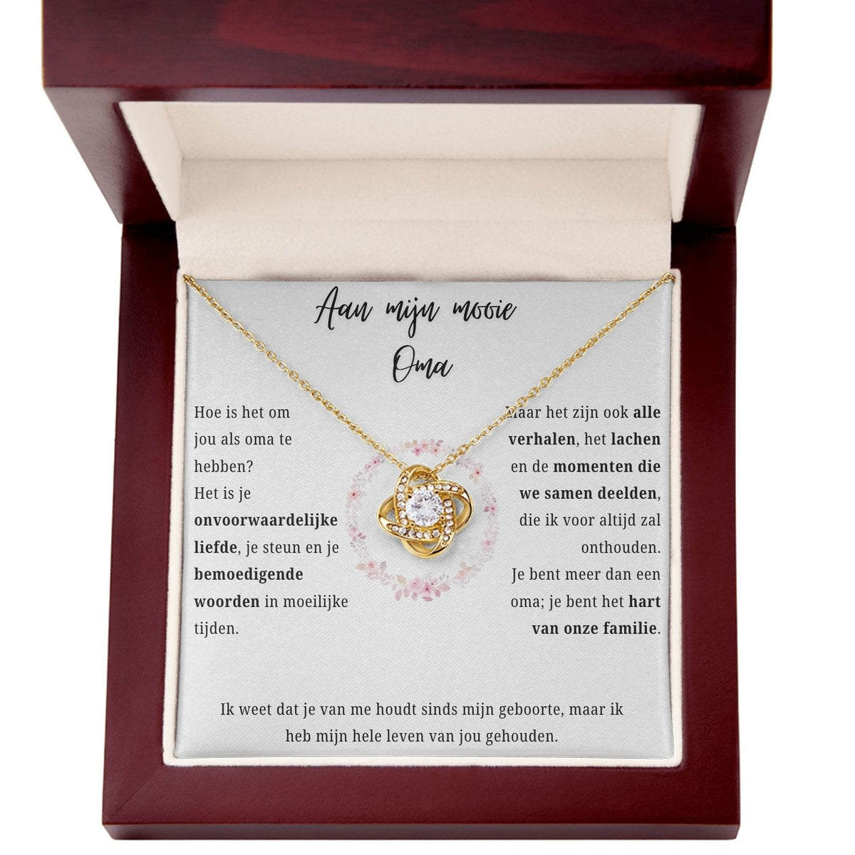 Aan mijn mooie Oma ketting