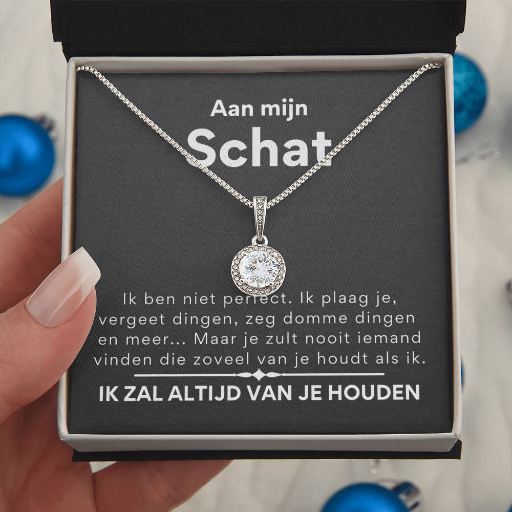 Aan mijn schat, ik ben niet perfect - Eeuwige hoop ketting