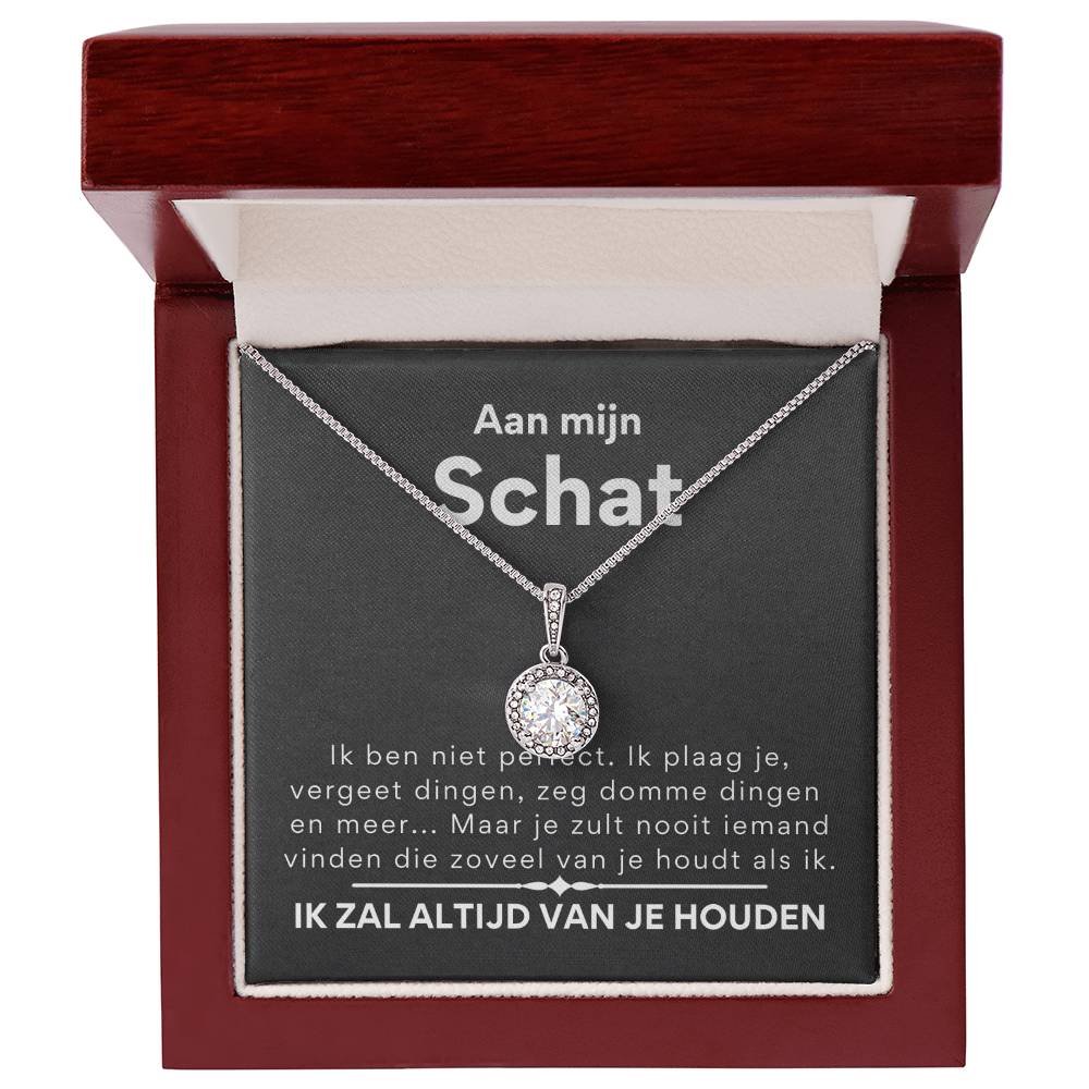 Aan mijn schat, ik ben niet perfect - Eeuwige hoop ketting