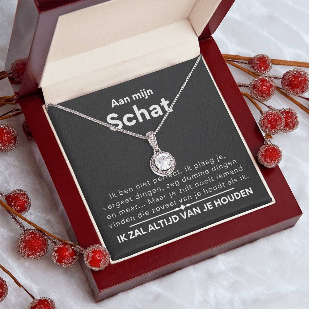 Aan mijn schat, ik ben niet perfect - Eeuwige hoop ketting