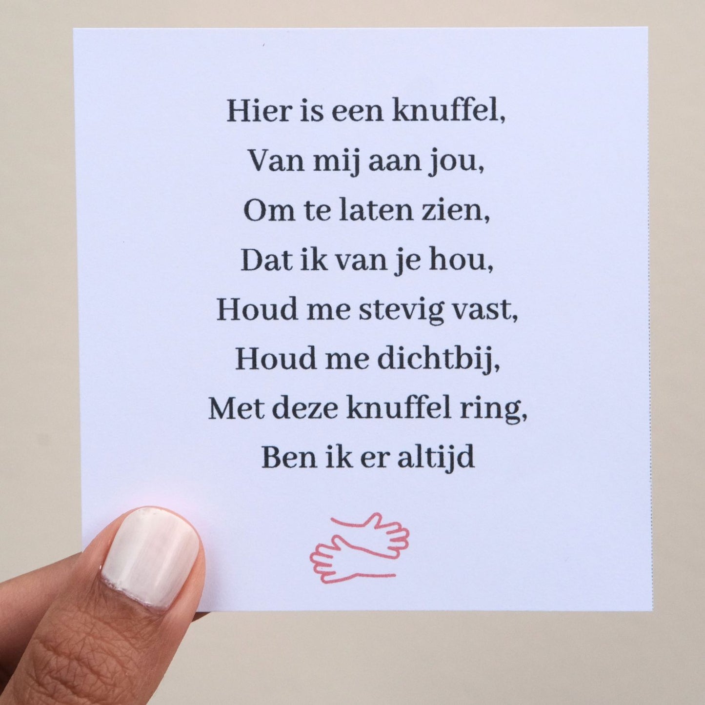 knuffel ring (Bijna Uitverkocht)