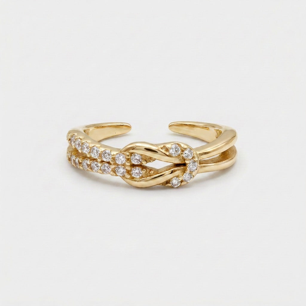 Liefdesknoop ring- Aan mijn Liefde