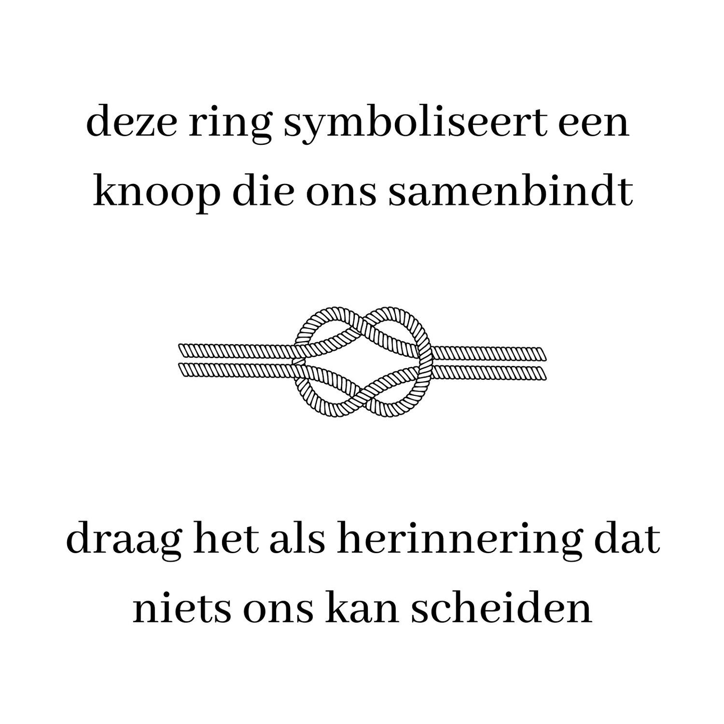 Liefdesknoop ring (Bijna Uitverkocht)