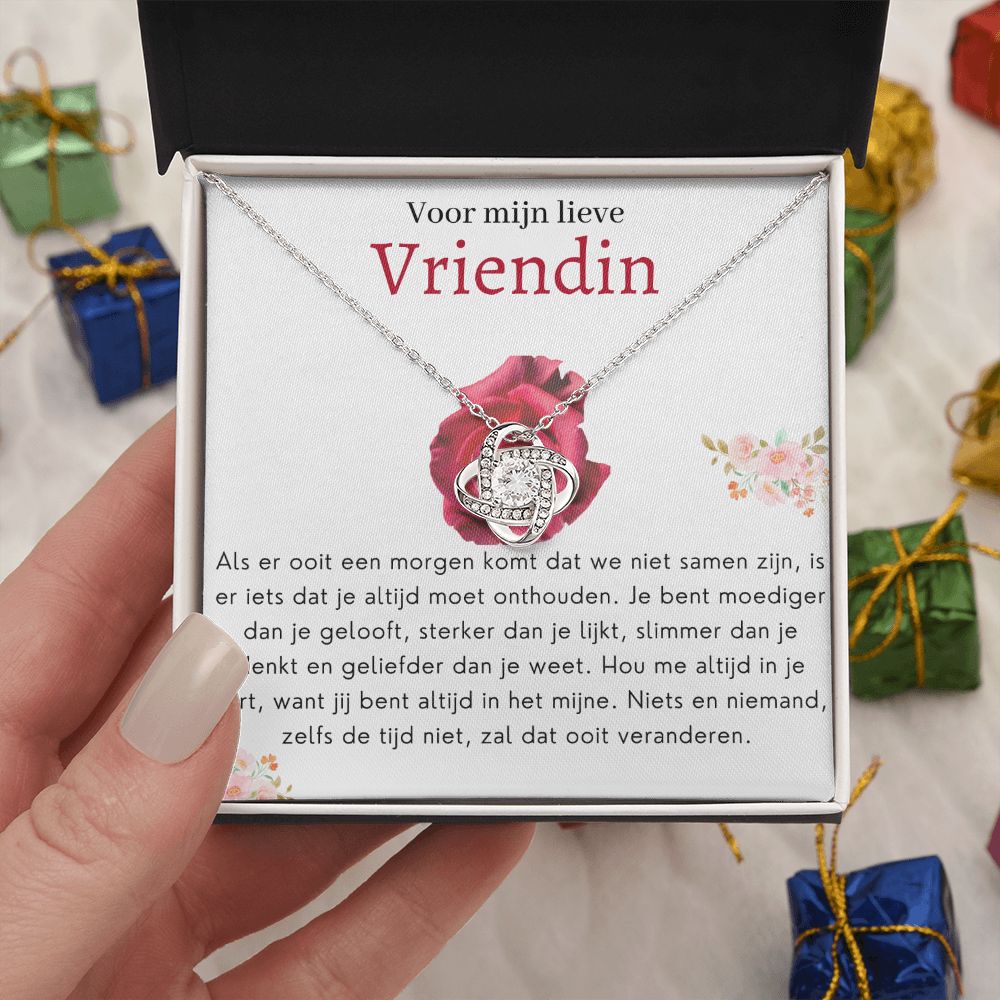 Niet samen zijn - Liefdesknoop Halsketting
