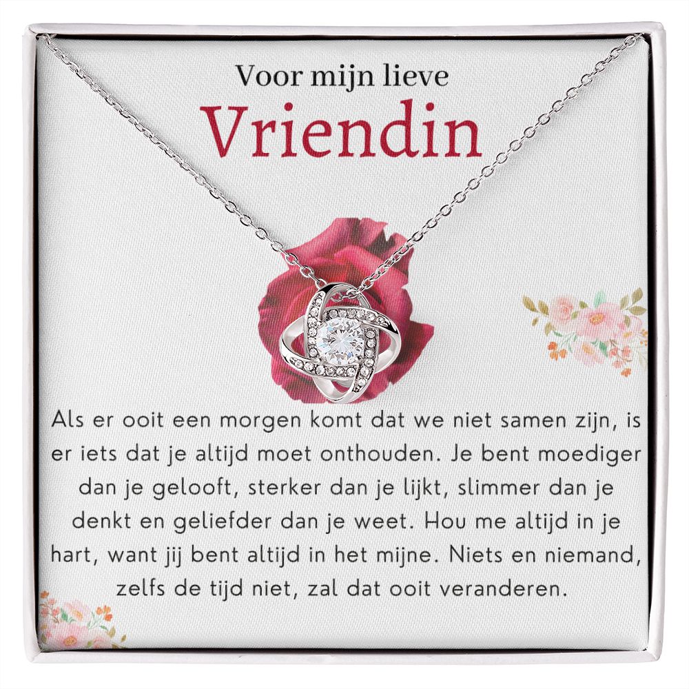 Niet samen zijn - Liefdesknoop Halsketting