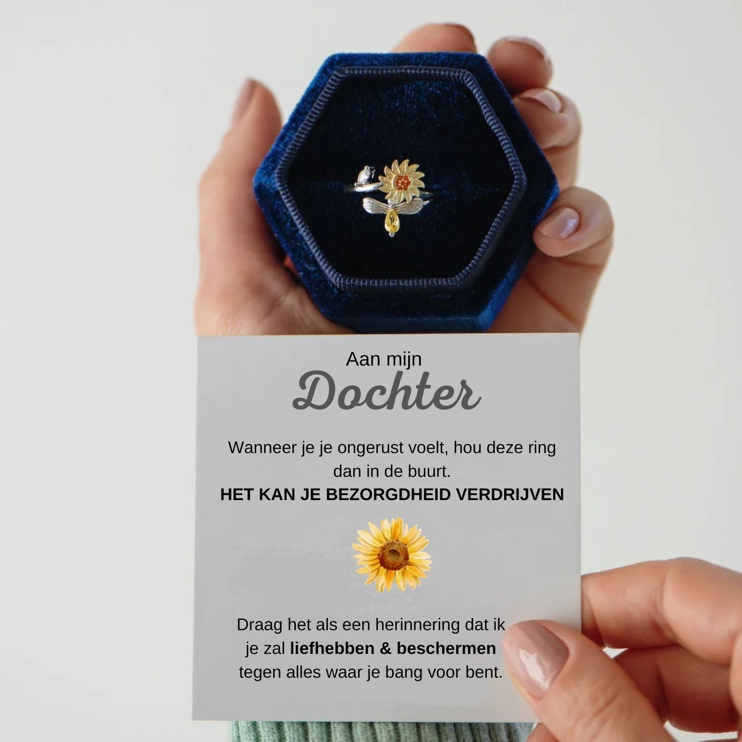 Zonnebloem Ring - Aan mijn dochter