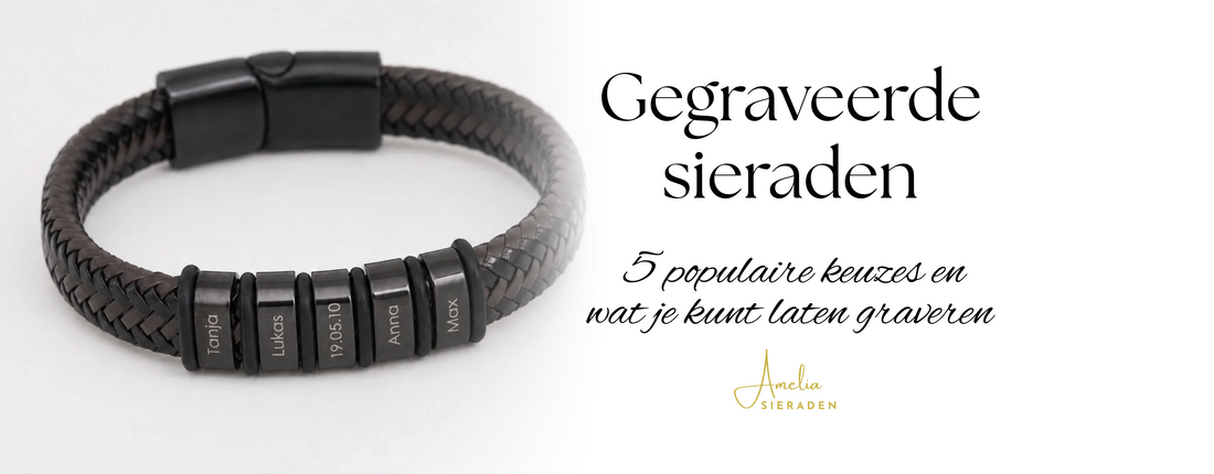 Gegraveerde sieraden: 5 populaire keuzes en wat je kunt laten graveren