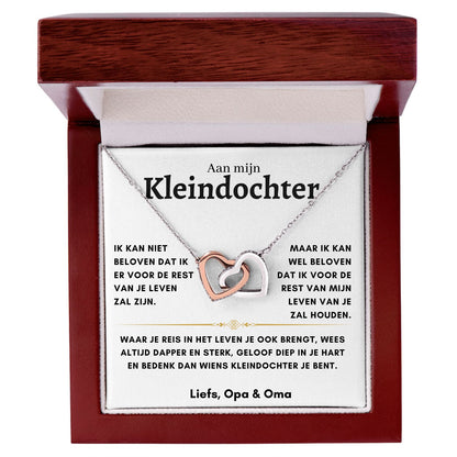Kleindochter - Hartenketting - Liefs, Opa & Oma