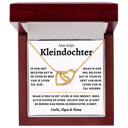 Kleindochter - Hartenketting - Liefs, Opa & Oma