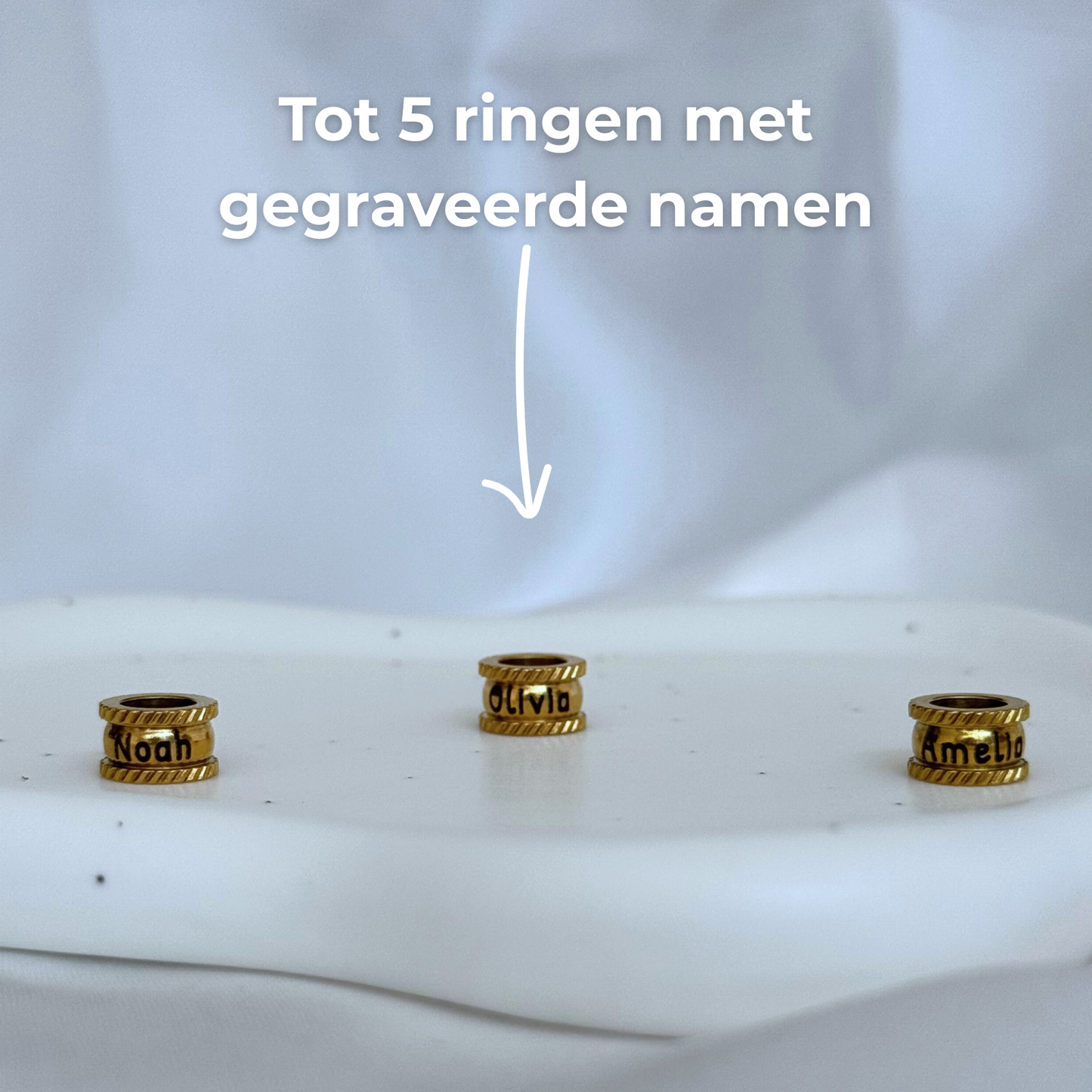 Gegraveerde Kralenketting - Aan mijn vrouw