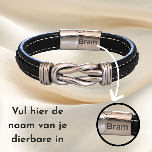 Gepersonaliseerde Infinity Armband