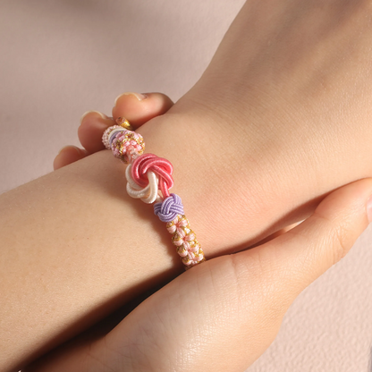 Liefdesknoop armband - Aan mijn kleindochter