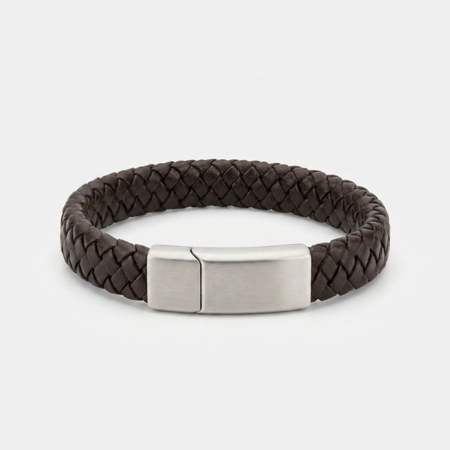 Gevlochten Armband met gravuur - Aan mijn man