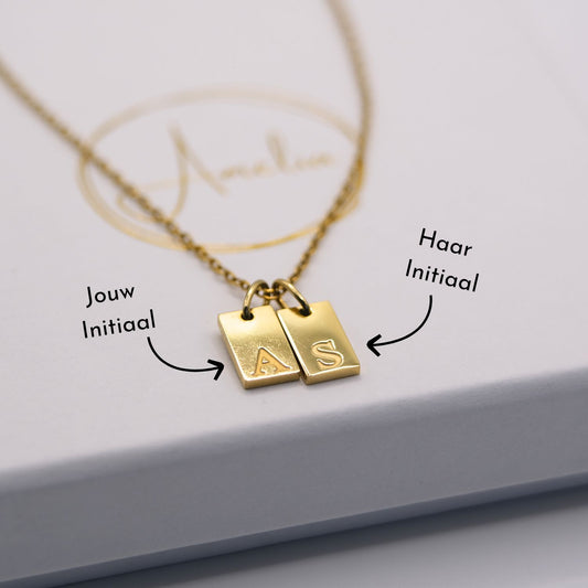 Initiaal ketting - Aan mijn schat