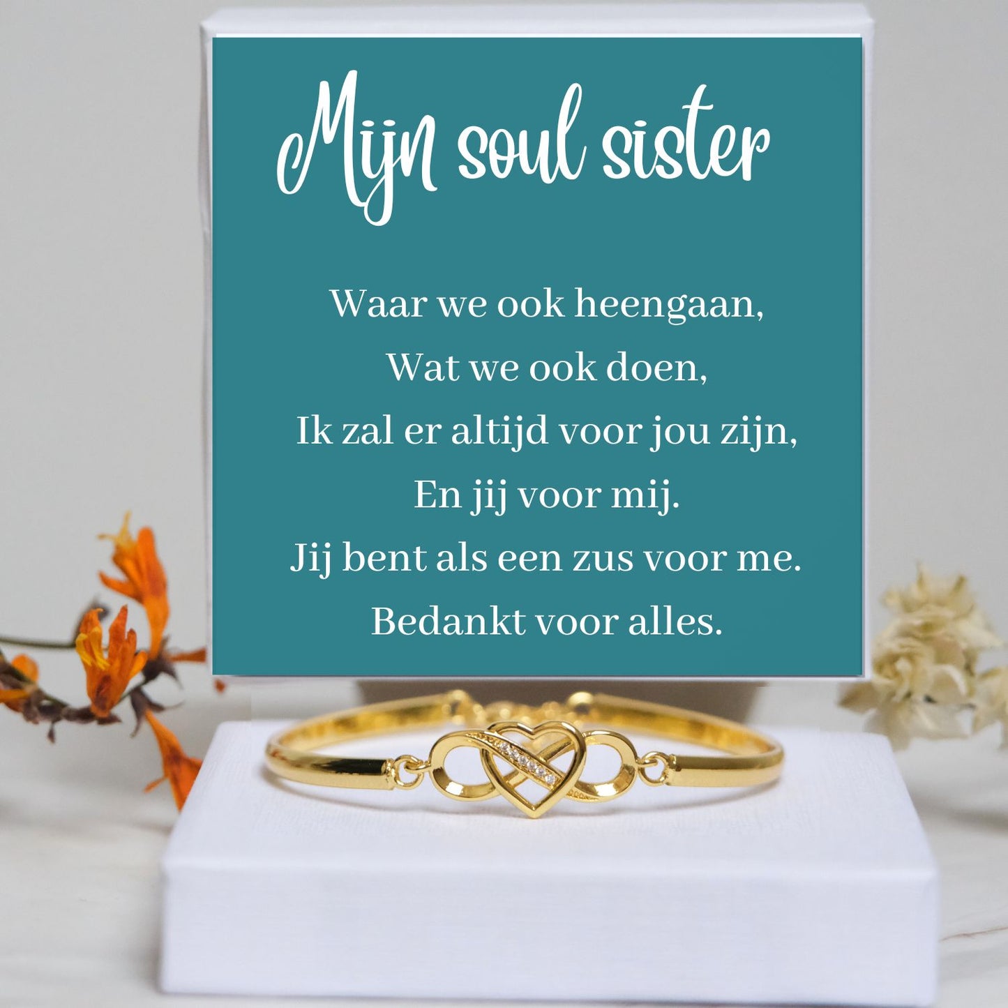 Aan mijn Soul Sister -Infinity  Armband