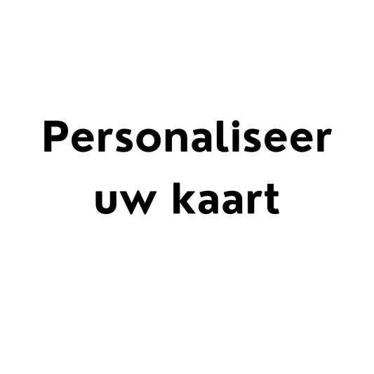 Personaliseer uw kaart