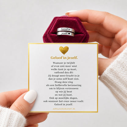 Geloof In Jezelf Ring
