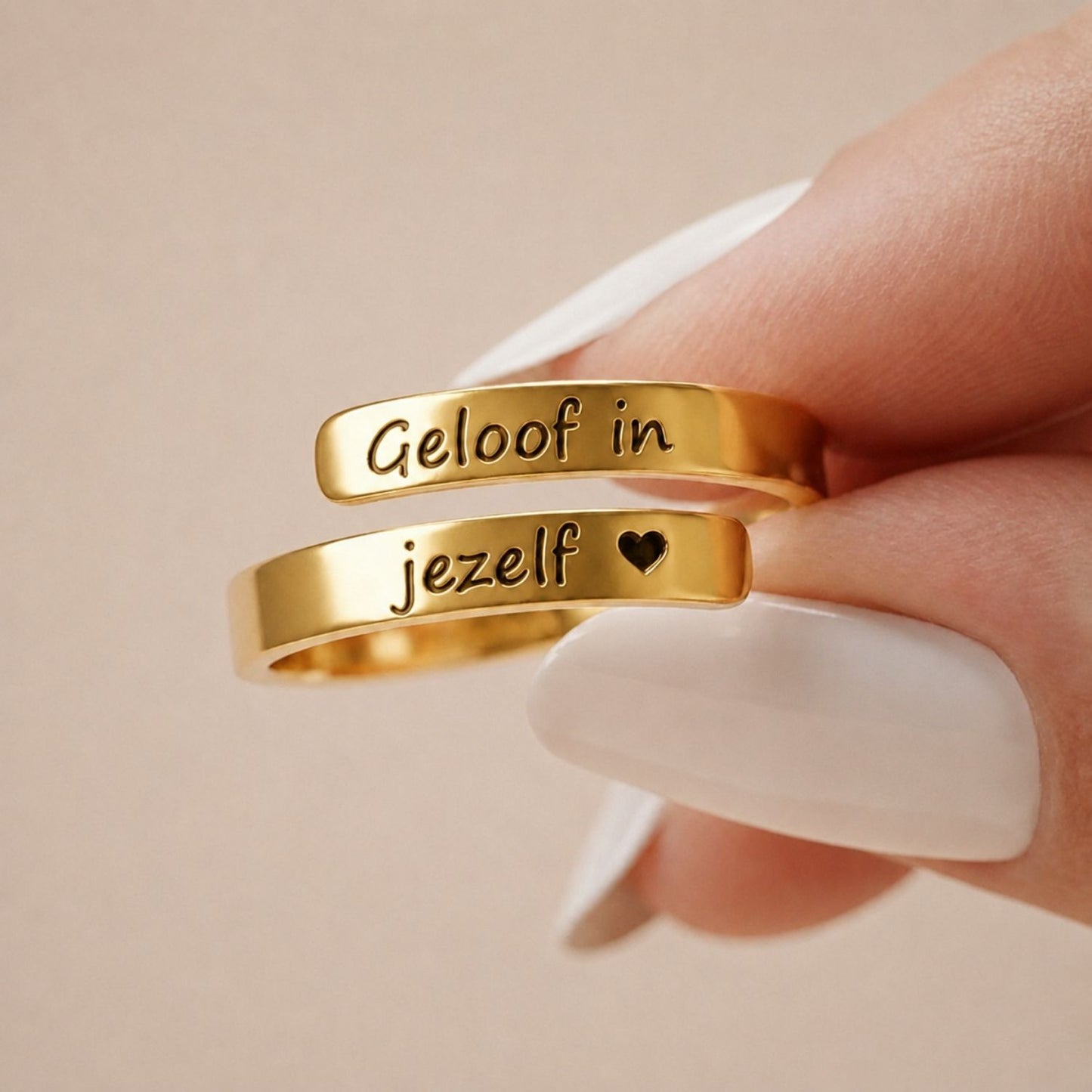 Geloof In Jezelf Ring