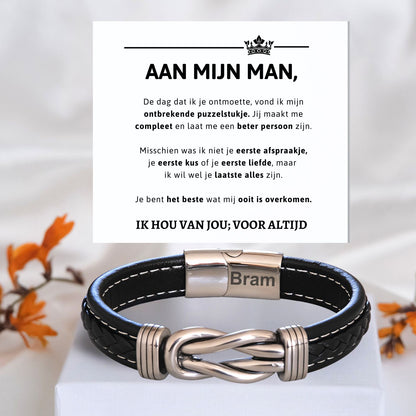 Gepersonaliseerde Infinity Armband