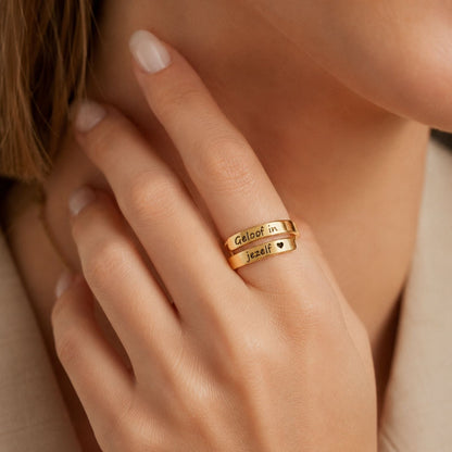 Geloof In Jezelf Ring