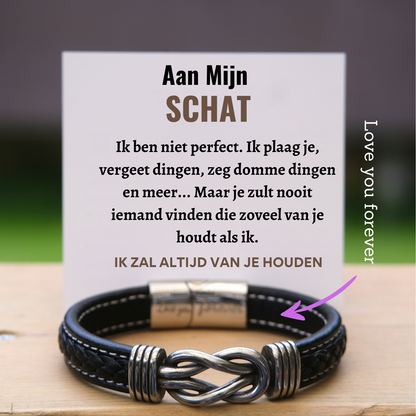 Mijn Schat Armband Infinity  - Ik ben niet perfect