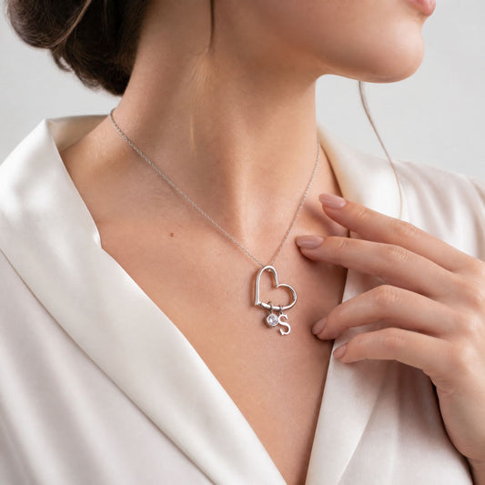 Hartketting met initialen