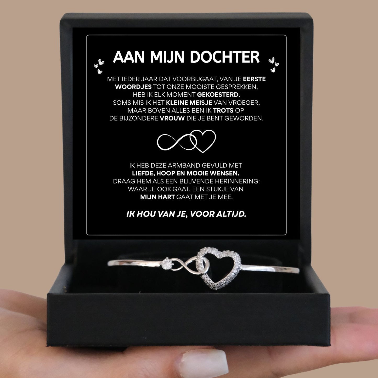 Infinity Armband - Aan mijn Dochter V2