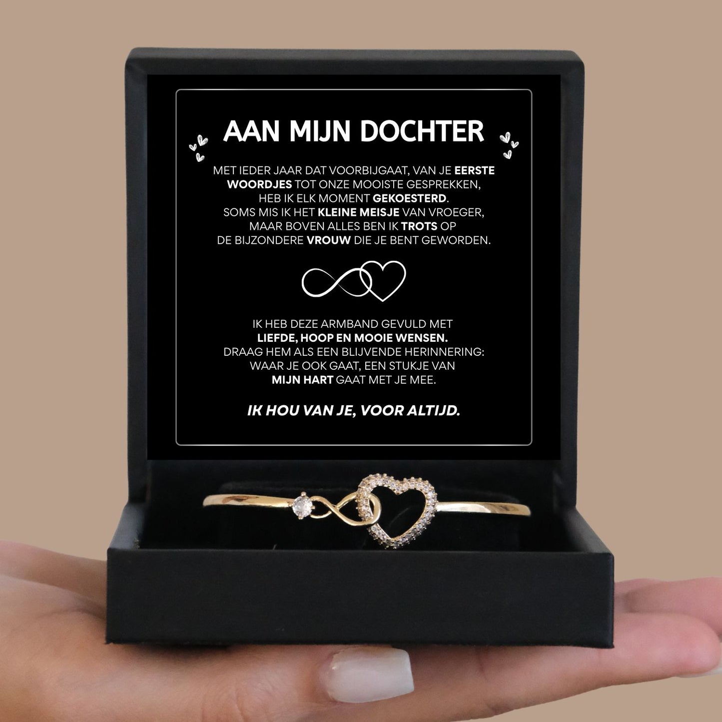 Infinity Armband - Aan mijn Dochter V2