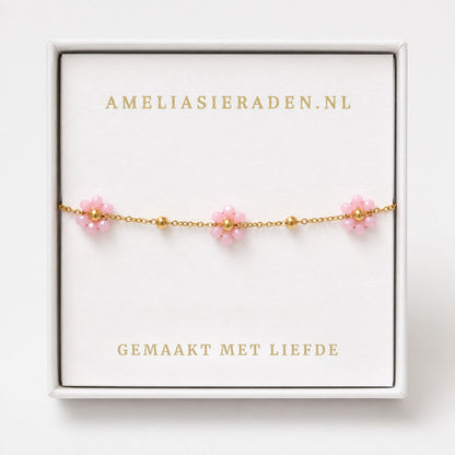 Bloemen Armband - Aan mijn Kleindochter