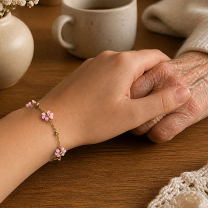 Bloemen Armband - Aan mijn Kleindochter