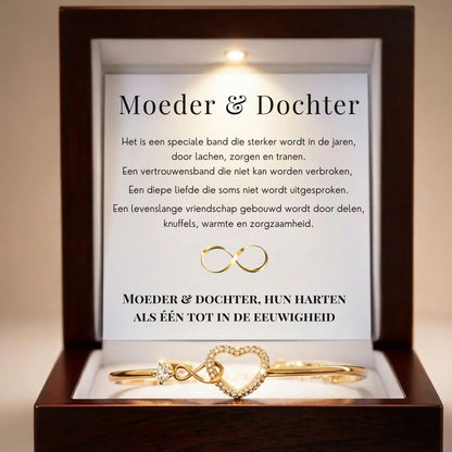 Moeder & dochter - Altijd In Mijn Hart - Infinity Armband