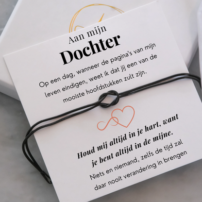 Moeder & dochter -Liefdesknoop Armband