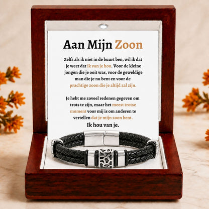 Mijn zoon Armband - Het meest trotse moment