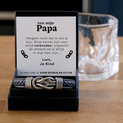 Aan mijn Papa - Infinity Armband