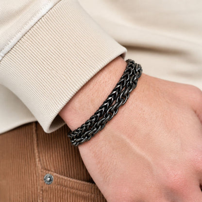 Aan mijn Zoon - Armband  double chain