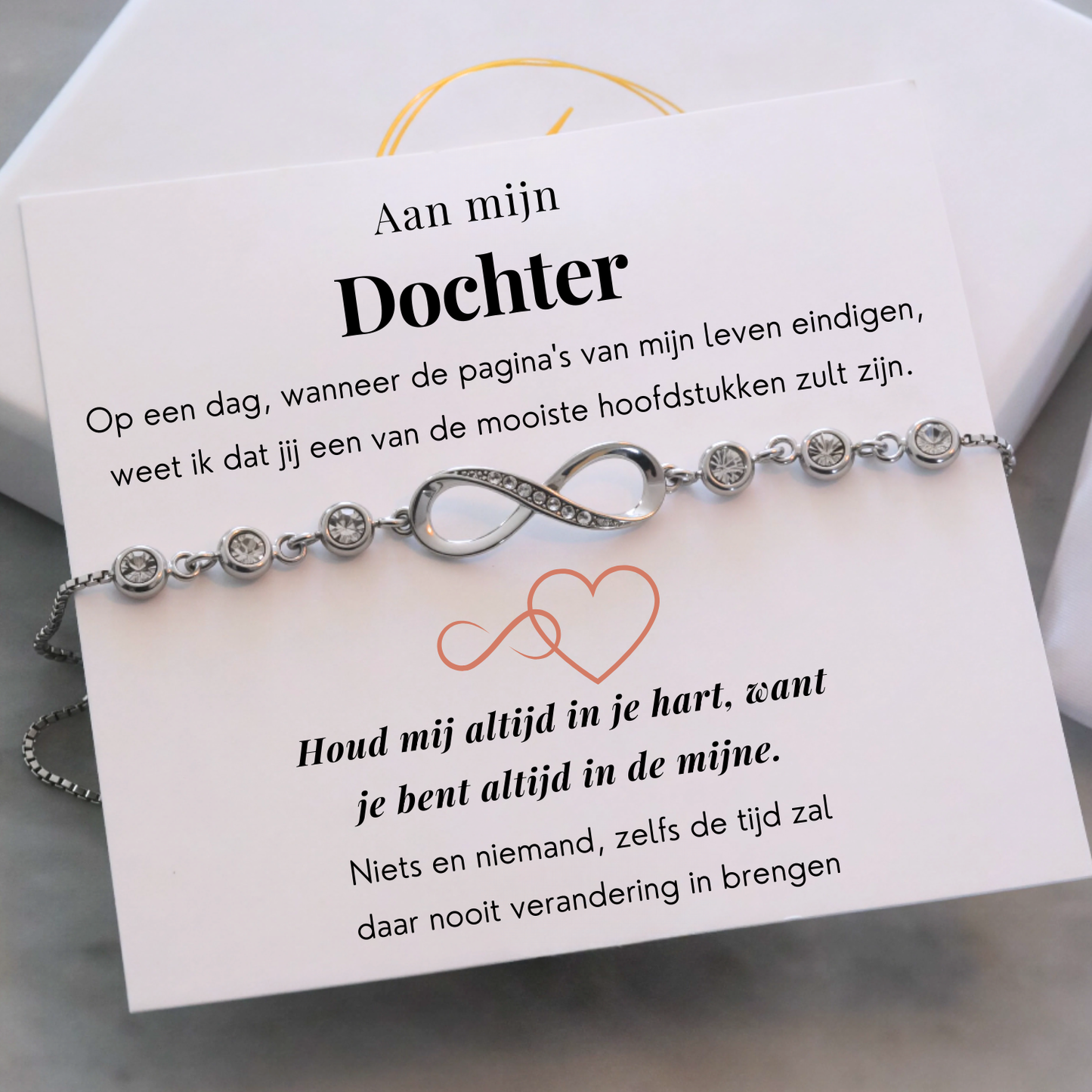 Aan mijn Dochter - Infinity armband