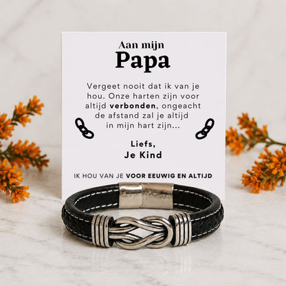 Aan mijn Papa - Infinity Armband