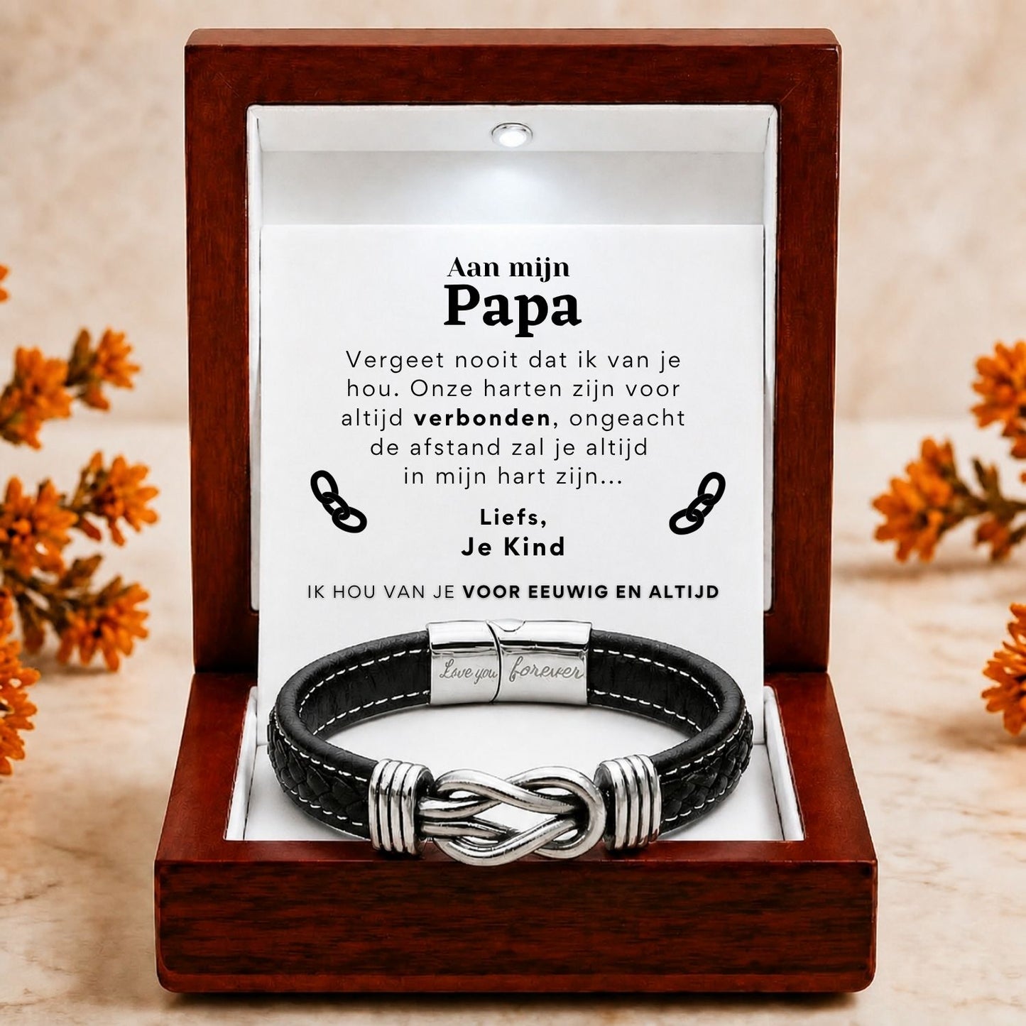 Aan mijn Papa - Infinity Armband