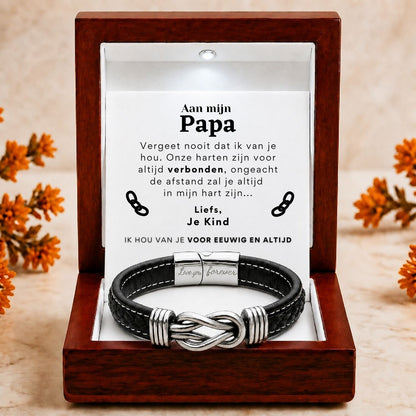 Aan mijn Papa - Infinity Armband