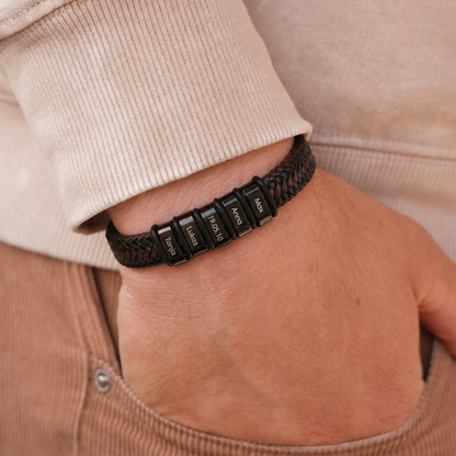 Liefdesverhaal Armband met Gravure – Aan Mijn Man