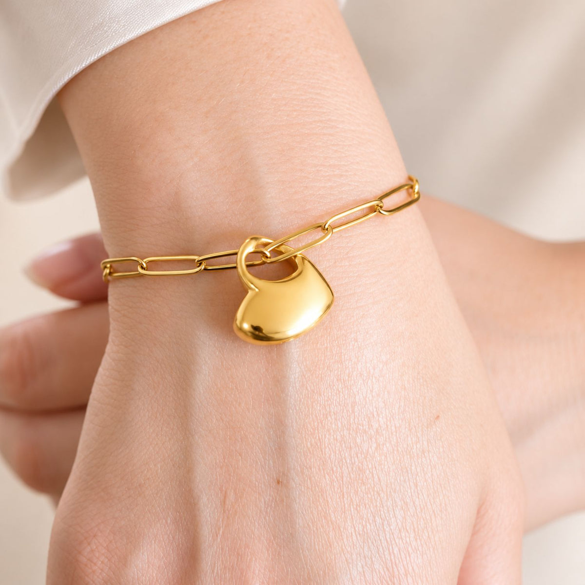 Urn Armband met Hartje – Zilver | Gedenksieraad